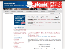 Tablet Screenshot of candidats.fr